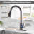 High Arc Pull Down Kitchen Faucet with Sprayer-73013860