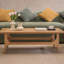 Table basse en bois massif