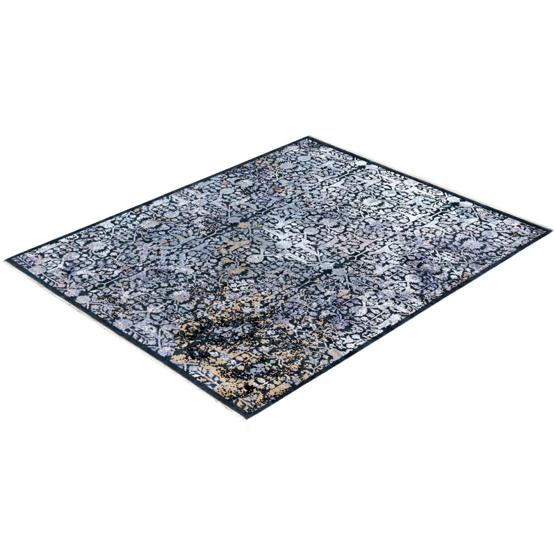 Overdyed One-of-a-Kind 8' 1" X 10' 0" Hand Knotted Area Rug