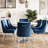 Velvet Upholstered Side Chair With Silver Legs-5490005-58014390