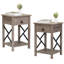 Table de chevet en bois massif Sierria