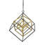 Lustre géométrique unique à 3 lumières Goulart-32059669