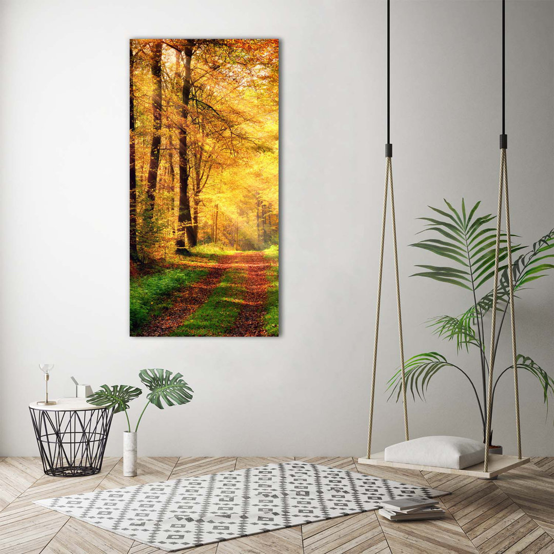 Herbstwald - Kunstdrucke auf Leinwand - Wrapped Canvas