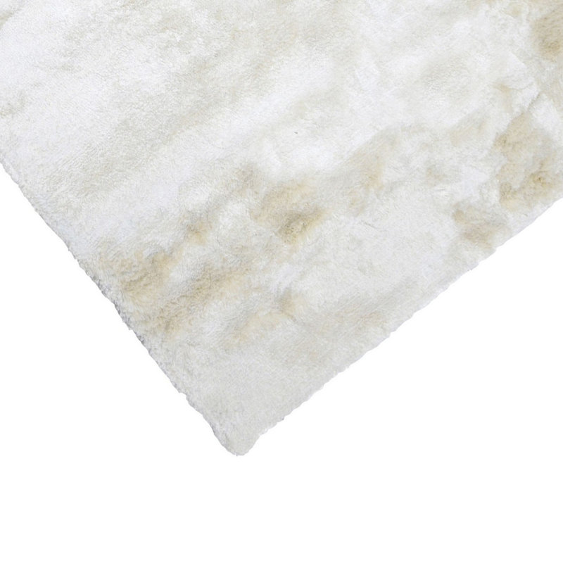 Tapis ivoire tissé à la main Jenssy, Rectangle de 9 pi x 12 pi