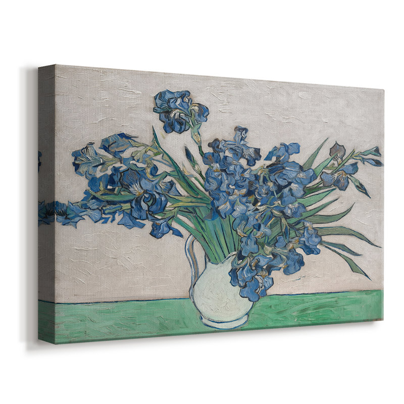 Irises-Vincent van Gogh-Toile tendue avec châssis-1890, 12 x 18
