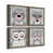 Toile avec encadrement gris
