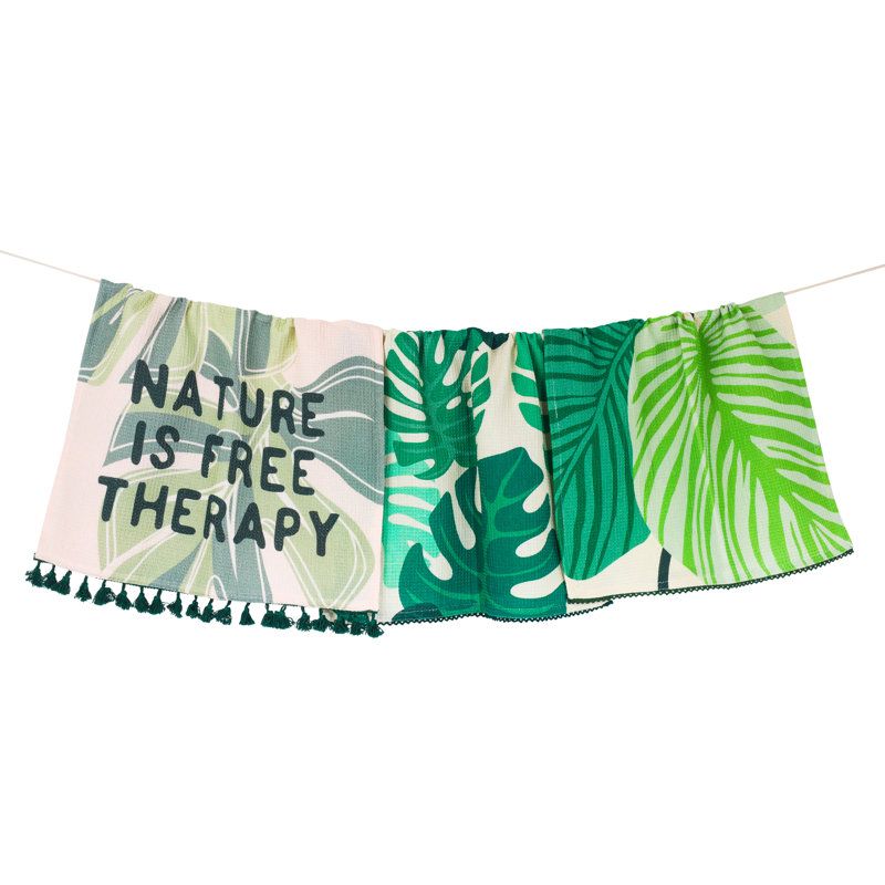 Nature is Free Therapy Kitchen Towel Set