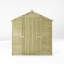 Mercia 8 x 6ft Overlap Apex Windowless Shed (Single Door)-66343596