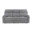 Canapé inclinable électrique en chenille de 84,2 po de large avec porte-gobelets intégré et ports de chargement USB