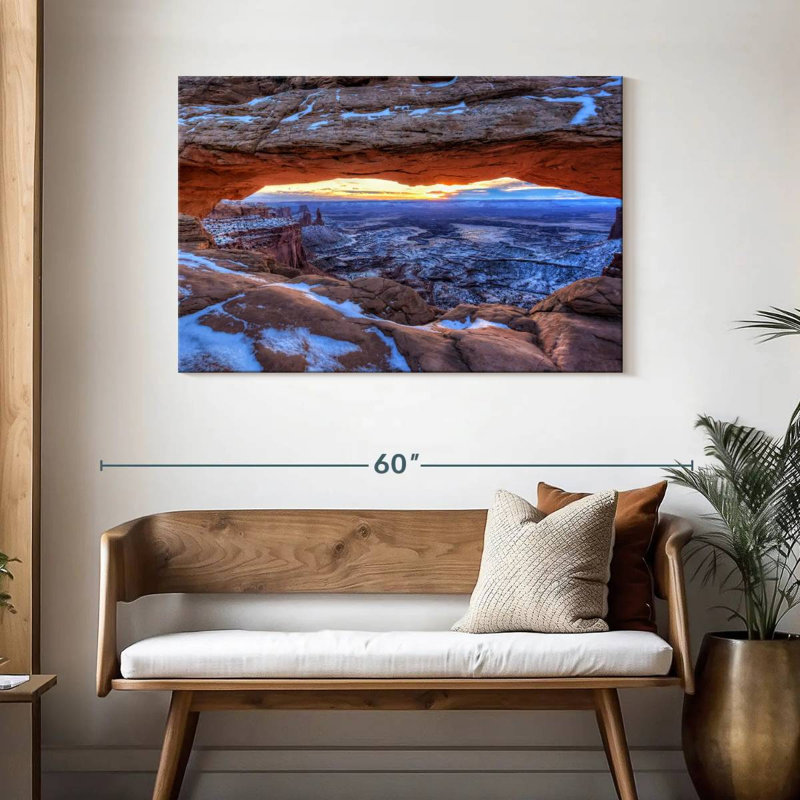 Hiver Alvord à Mesa Arch, H 30 po x l 45 po