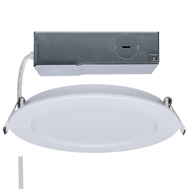 Ensemble d'éclairage encastré à DEL de 6 po à température de couleur réglable et réglable