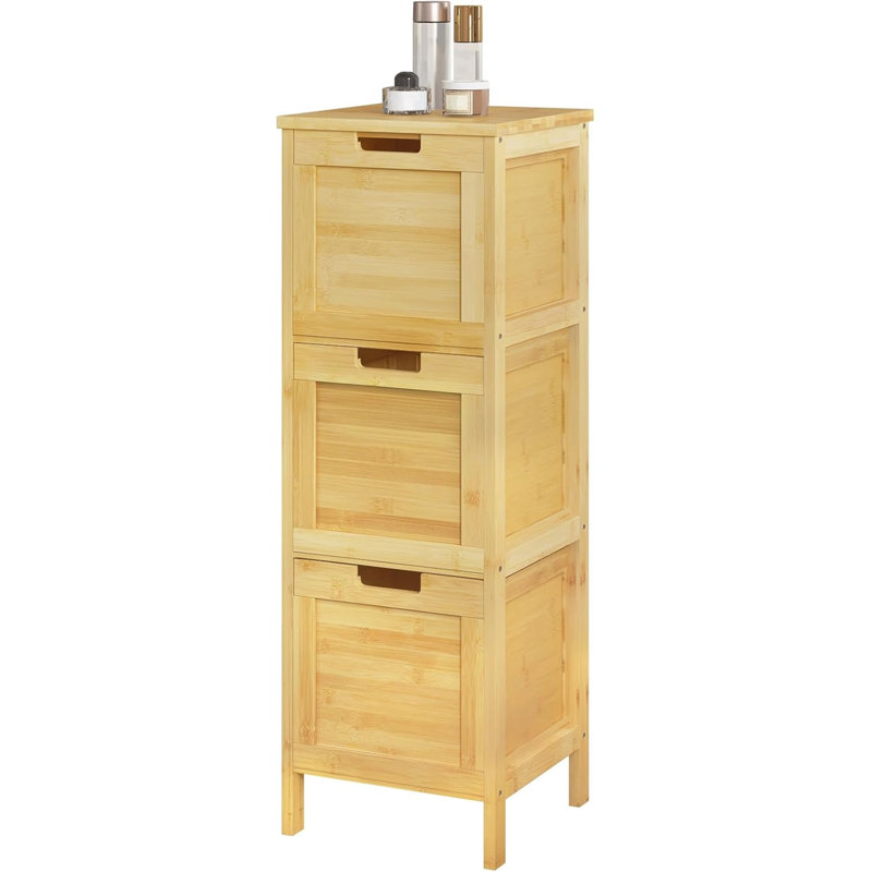 Fakhiri Bamboo Freestanding Linen Cabinet
