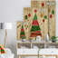 «Deconstrstruction Abstract Red and Green Christmas Tree», peinture-35119279-35119283