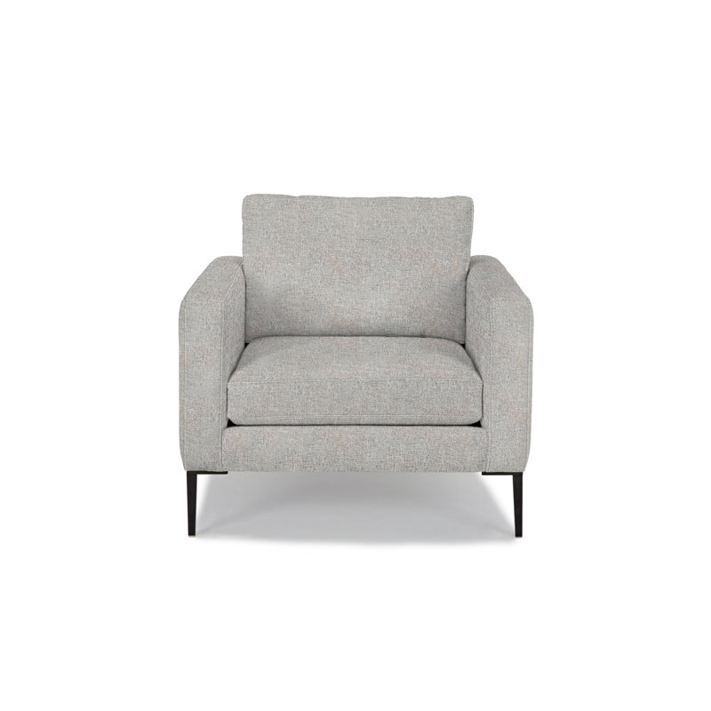 Fauteuil large de 36 po Odin, Polyester argent
