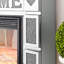 Armoire de cheminée en miroir, armoire de cheminée de télévision, armoire de vestibule