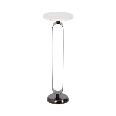 Round Marble Drink Table