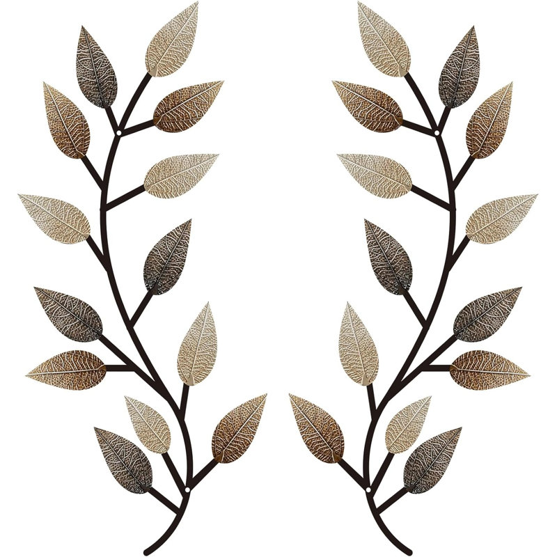 Metal Leaf Wall Decoration