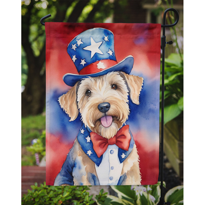 Drapeau patriotique du jardin américain, Terrier irlandais