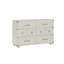 Commode 6 tiroirs Orharmon, finition grise