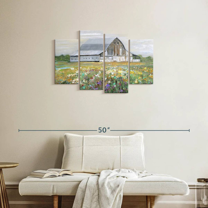 Country Fields, 22" H x 36" W