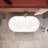 67'' x 32.625'' Freestanding Acrylic Bathtub