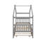 Lit simple en bois avec lit gigogne-512509991