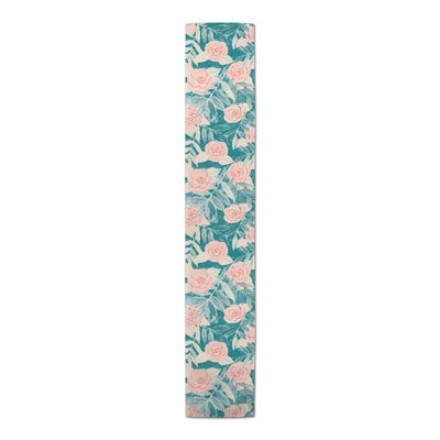 Crocett Rectangle Floral Polyester Table Runner