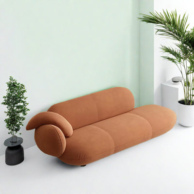 Chaise en tissu français givré