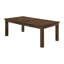 5-piece Rectangular Dining Set Rustic Golden Brown-2048515783