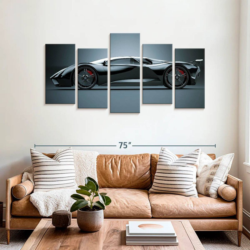 Mehar Exotic Car, 33" H x 66" W