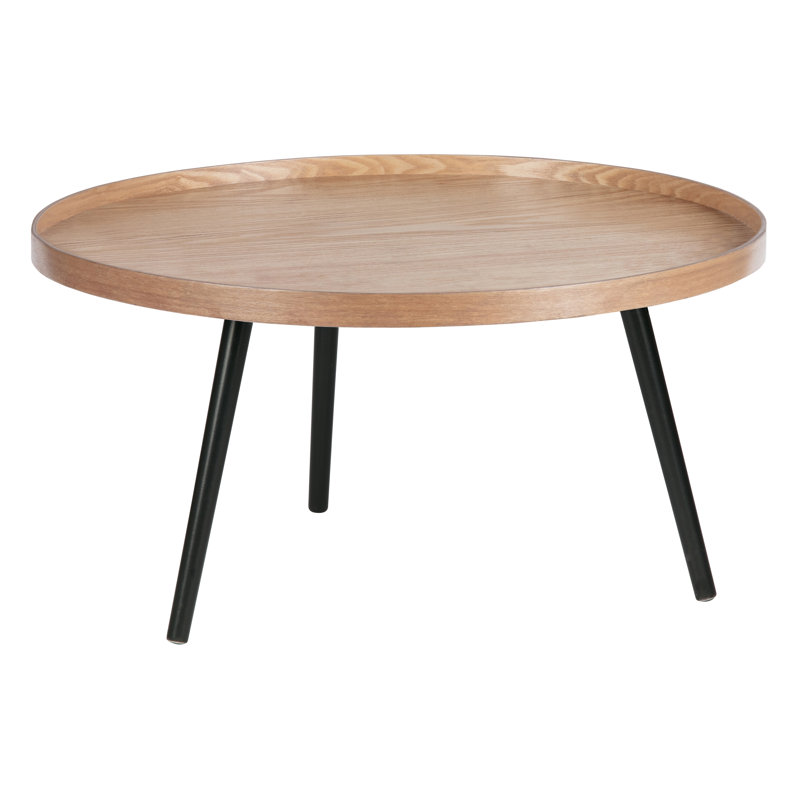 Aime Three Leg Coffee Table, 39cm H x 78cm W x 78cm D