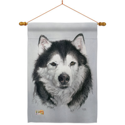 Double Sided 40'' H x 28'' W Polyester Animal Flag Set