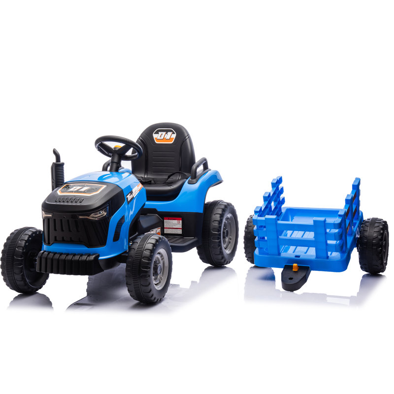 Véhicule tout-terrain électrique 24 V pour enfants avec télécommande, grand siège et 3 vitesses (3 à 8 ans), Noir