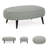Mariaella Upholstered Ottoman-559242922
