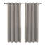 Paire de rideaux occultant et isolant en microfibre à pois-540114914-540114917