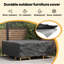 Outdoor Patio Dining Set Cover