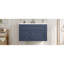 Meuble-lavabo mural 36 po, armoire de rangement flottante avec 2 tiroirs, 1 tiroir basculant, lavabo simple en céramique à 3 trous, armoire moderne, meuble-lavabo moderne