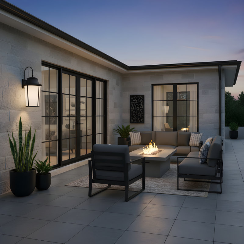 Portola Extra Large Arm Lantern from Generation Lighting , Antique Bronze, 31.875" H x 14.125" W x 15" D