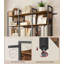 187cm H x 128cm W Metal Bookcase