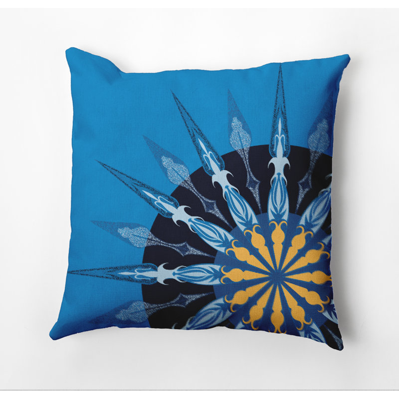 Housse de coussin carré et insert, 20 po x 20 po, Bleu