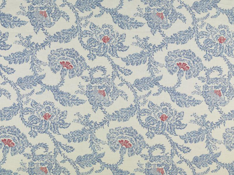 Tissu ceylon batik Dorsoduro, Bleu marine