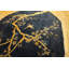 Blue Floral Antique Chinese Peking Oval Shape Room Size Area Rug