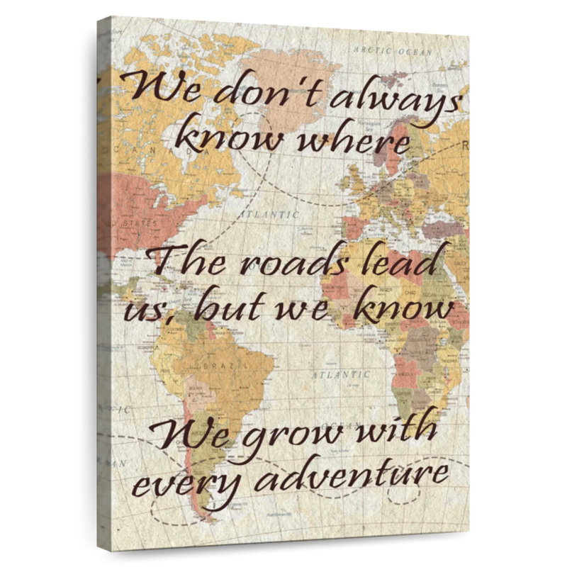 «Tergel Grow With Every Adventure», H 51 po x l 34 po