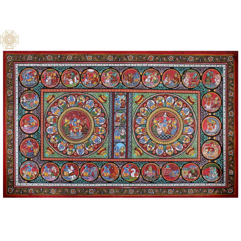 Radha Krishna avec Krishna Leela