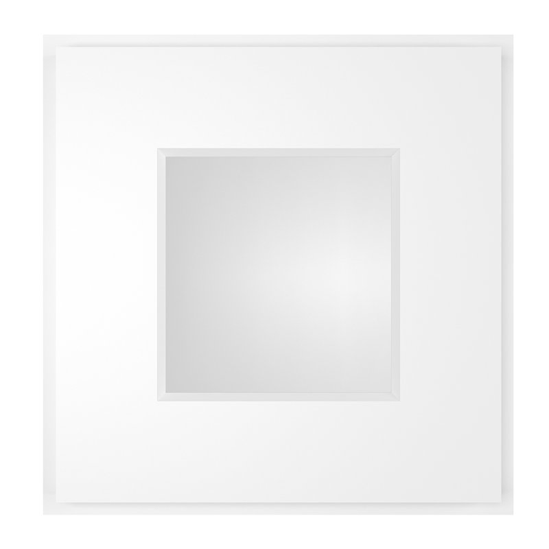 Meuble mural standard HOMEIBRO Cozy Design, 30,5 cm (L) x 30,5 cm (P) x 30,5 cm (H), en contreplaqué blanc Shaker, sans vitre, prêt à assembler.