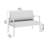 Arrive Collection Vinyl Seat Waiting Room Loveseat Chair with Metal Frame and Arms-96943444