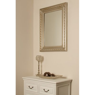 Kepner Wood Flat Wall Mirror