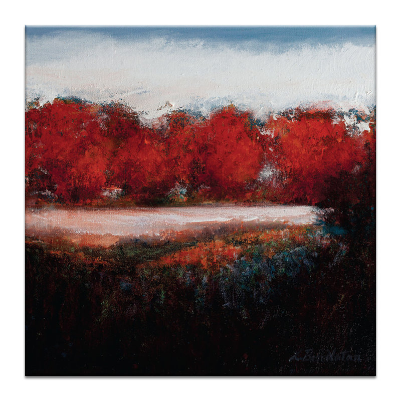 Autum Show by Lydia Ben-Natan - Print on Canvas, 41cm H x 41cm W x 3.8cm D