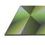 Tapis décoratif vert clair à motif géométrique Rhames-275518165