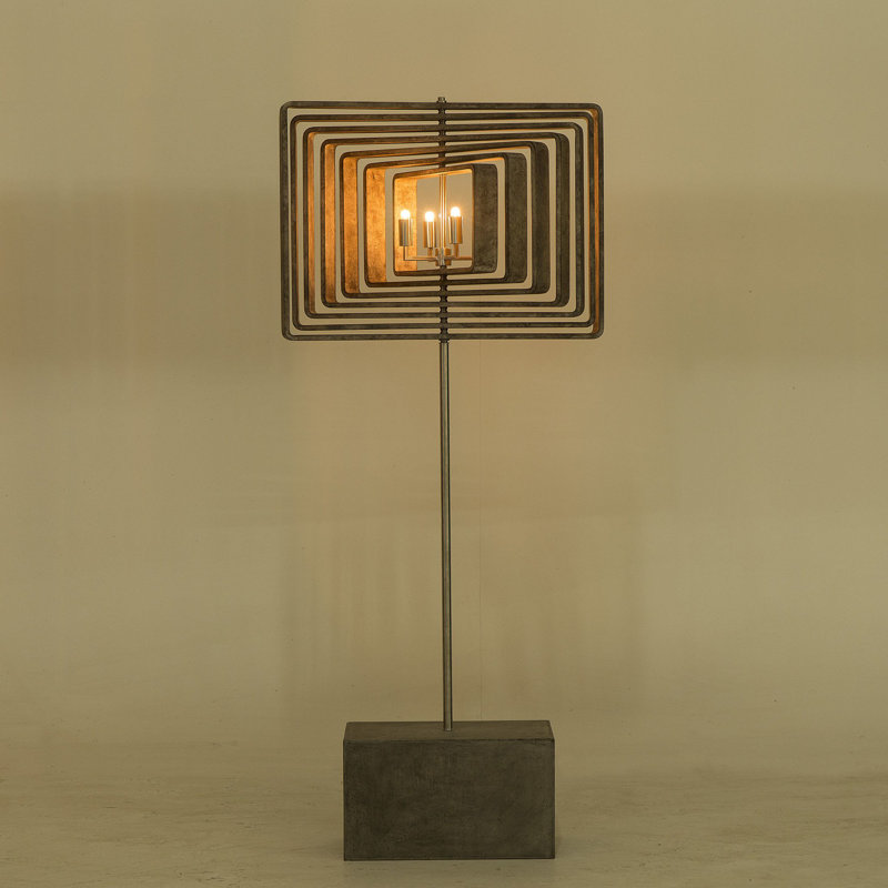 Nellcote 69'' Gray Novelty Floor Lamp